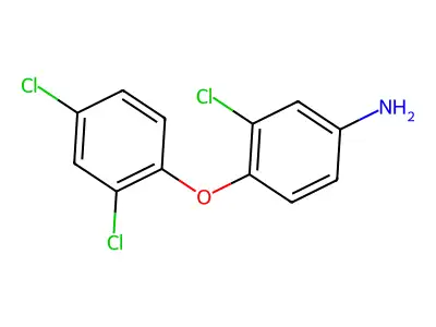 3-Chloro-4-(2,4-dichlorophenoxy)aniline structure