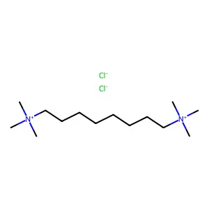 八亚甲基双三甲基二氯化铵 structure