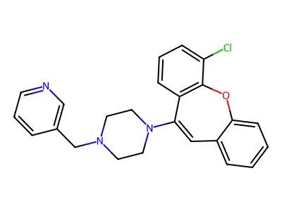 Piperazine, 1-(6-chlorodibenz(b,f)oxepin-10-yl)-4-(3-pyridinylmethyl)- structure