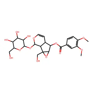 6-O-Veratroylcatalpol structure