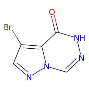 3-bromopyrazolo[1,5-d][1,2,4]triazin-4(5H)-one structure