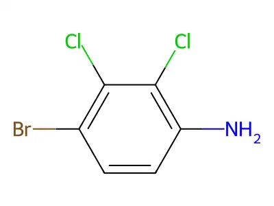 4-Bromo-2,3-dichlorobenzenamine structure