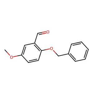 2-Benzyloxy-5-methoxy-benzaldehyde structure