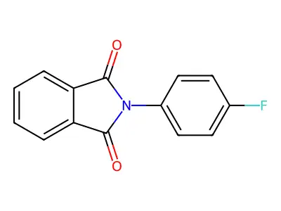 1H-Isoindole-1,3(2H)-dione, 2-(4-fluorophenyl)- structure