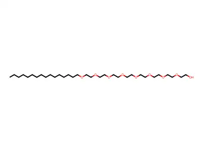 Hexadecyloctaglycol structure