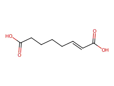 辛-2-烯二酸 structure