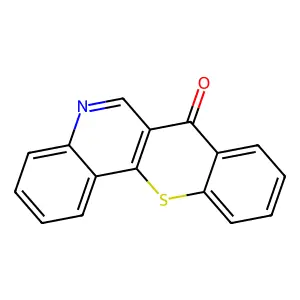 7H-(1)-Benzothiopyrano(3,2-c)quinolin-7-one structure