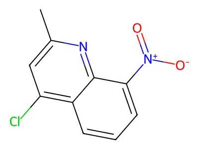 4-Chloro-2-methyl-8-nitroquinoline structure