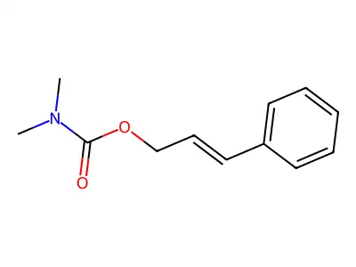 3-苯基丙-2-烯基N,N-二甲基氨基甲酸酯 structure