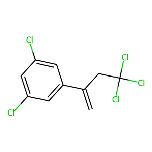 Benzene, 1,3-dichloro-5-(3,3,3-trichloro-1-methylenepropyl)- structure
