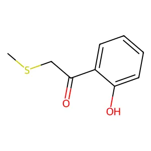 Phenol, 2-methylthioacetyl- structure