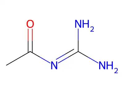 N-(氨基亚氨甲基)乙酰胺 structure