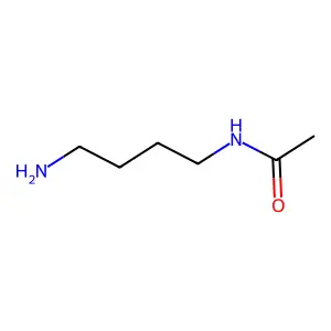 N-乙酰基腐胺 structure