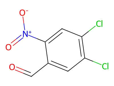 4,5-Dichloro-2-nitrobenzaldehyde structure