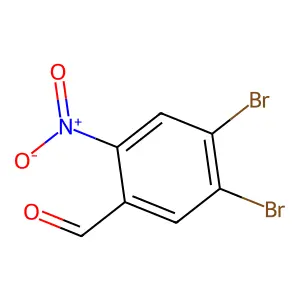 4,5-Dibromo-2-nitrobenzaldehyde structure