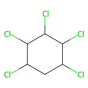 1-Pentachlorocyclohexane structure