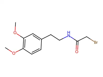 N-(Bromoacetyl)homoveratrylamine structure