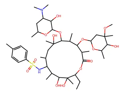 N-(4-甲基苯磺酰基)红霉胺 structure