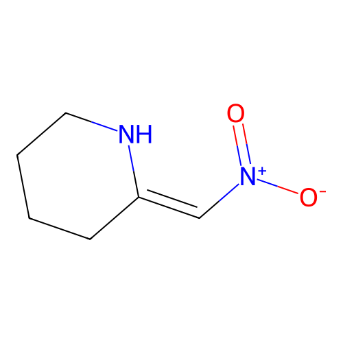 2-(Nitromethylene)piperidine structure