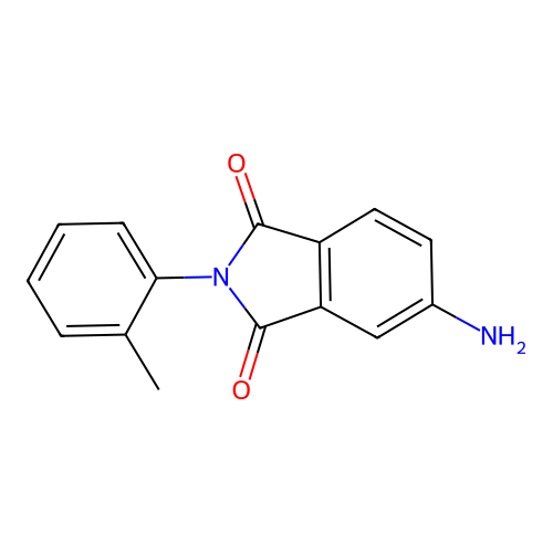5-Amino-2-(2-methylphenyl)isoindole-1,3-dione structure