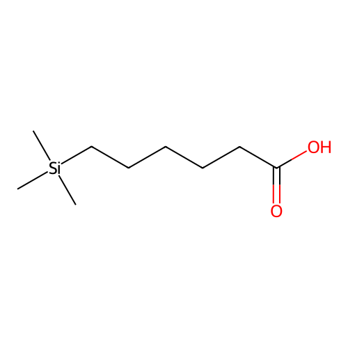 6-(Trimethylsilyl)hexanoic acid structure