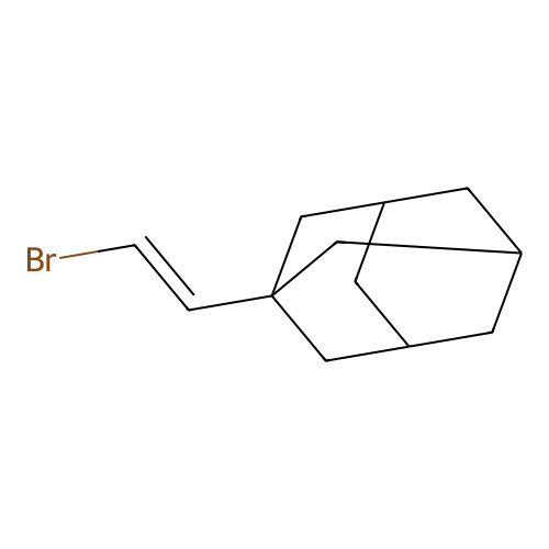 1-(2-Bromoethenyl)adamantane structure