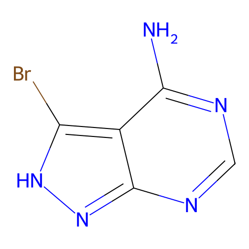 3-Bromo-1H-Pyrazolo(3,4-D)Pyrimidin-4-Amine structure
