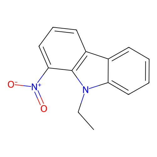 9-Ethyl-1-nitrocarbazole structure