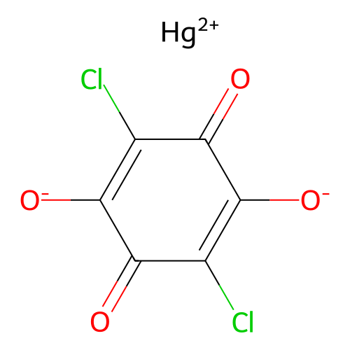 Mercuric Chloranilate structure