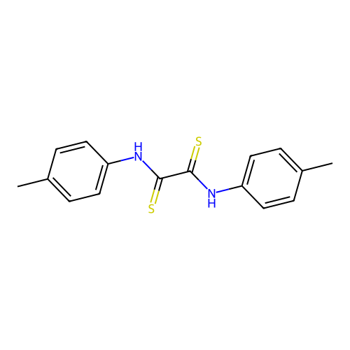 N~1~,N~2~-bis(4-methylphenyl)ethanedithioamide structure