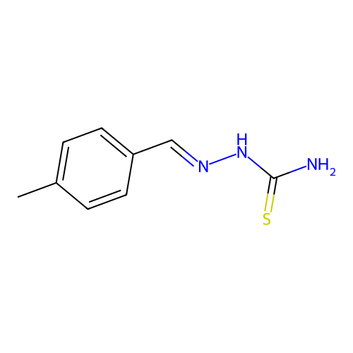 [(4-Methylphenyl)methylideneamino]thiourea structure