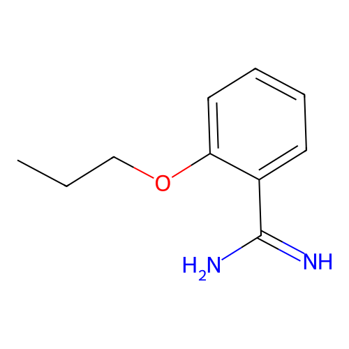 2-Propoxy-benzamidine structure
