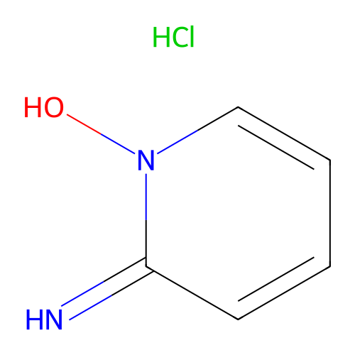 Pyridin-2-amine 1-oxide monohydrochloride structure