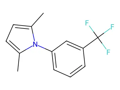 2,5-Dimethyl-1-(3-trifluoromethyl-phenyl)-1H-pyrrole structure