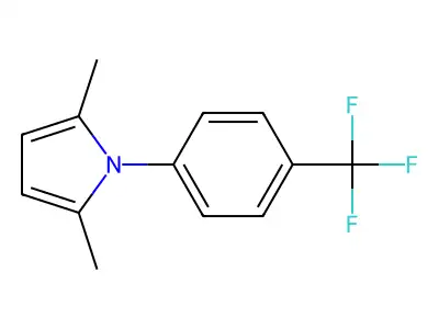 2,5-Dimethyl-1-(4-(trifluoromethyl)phenyl)-1H-pyrrole structure