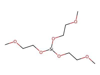 Tris(2-methoxyethoxy)silane structure
