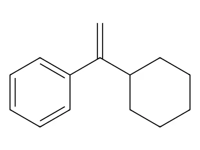(1-Cyclohexylvinyl)benzene structure
