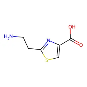 2-(2-Aminoethyl)-1,3-thiazole-4-carboxylic acid structure