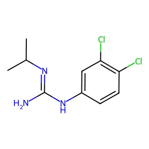 Guanidine, N-(3,4-dichlorophenyl)-N'-(1-methylethyl)- structure
