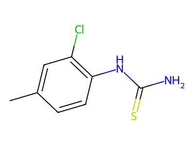 N-(2-Chloro-4-methylphenyl)thiourea structure