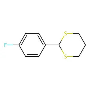 2-(4-Fluorophenyl)-1,3-dithiane structure