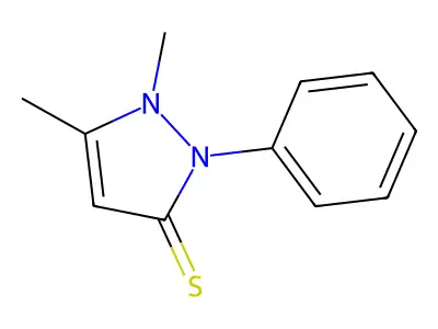 Thiopyrine structure