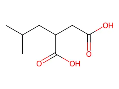 2-Isobutylsuccinic acid structure