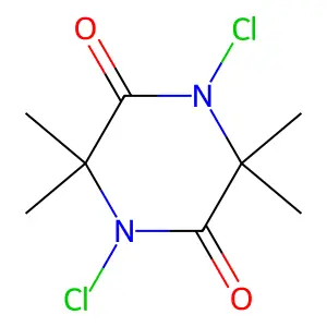 2,5-Piperazinedione, 1,4-dichloro-3,3,6,6-tetramethyl- structure