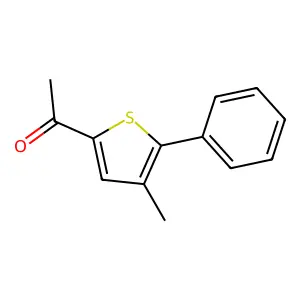Ethanone, 1-(4-methyl-5-phenyl-2-thienyl)- structure