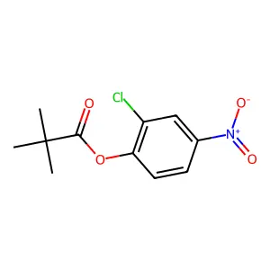 (2-Chloro-4-nitrophenyl) 2,2-dimethylpropanoate structure