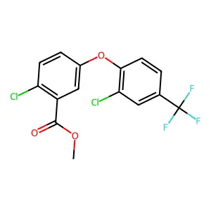Methyl 2-chloro-5-[2-chloro-4-(trifluoromethyl)phenoxy]benzoate structure