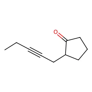 Cyclopentanone, 2-(2-pentyn-1-yl)- structure