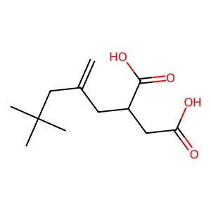 (2-新戊基烯丙基)琥珀酸 structure