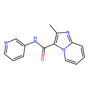 2-Methyl-N-(pyridin-3-yl)imidazo[1,2-a]pyridine-3-carboxamide structure